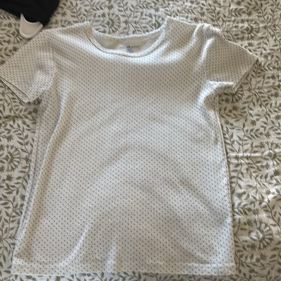 Brandy Melville Hailee Polka Dot Eyelet Tee - Picture 2 of 4